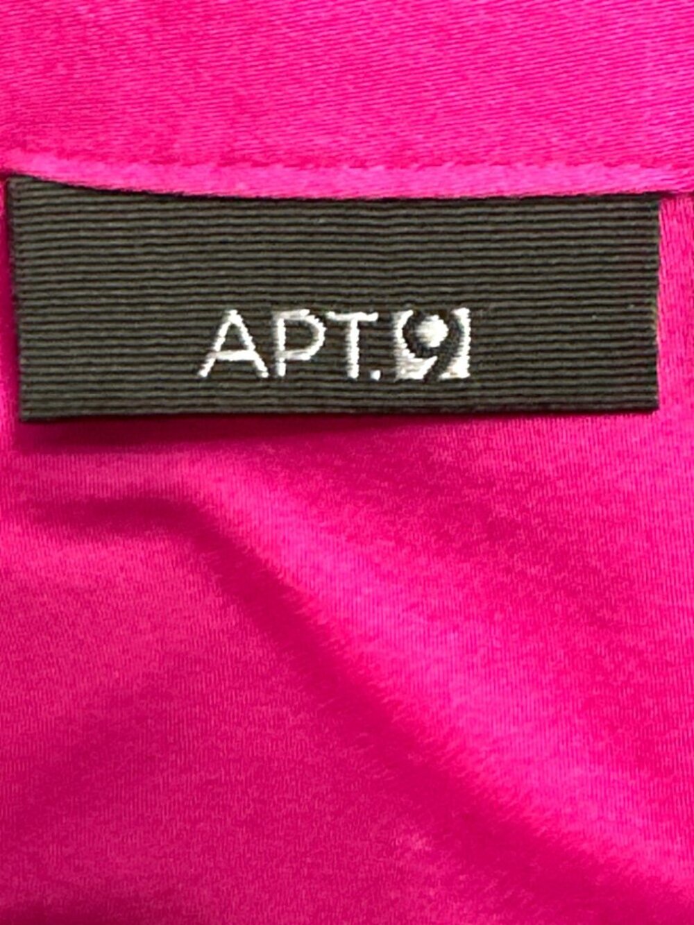 Apt 9 XL Pink Button Up Blouse Roll Tab Utility Career Chic Y2K Barbiecore Style - Picture 5 of 11